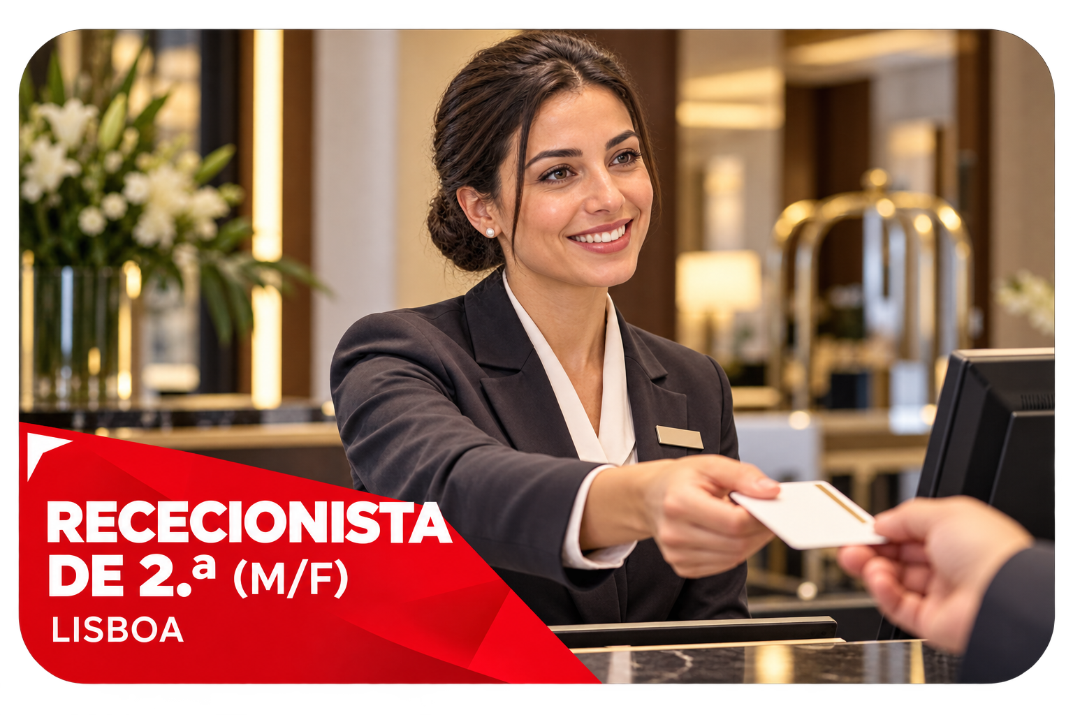 RECECIONISTA 2ª (M/F) 